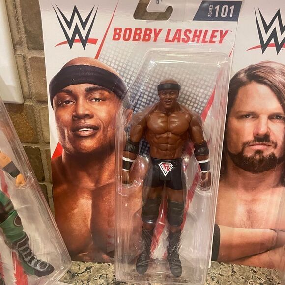 WWE Action Figures set of 6 NIB AJ Styles Bobby Lashley ALI Ronda Sarah - Picture 4 of 14